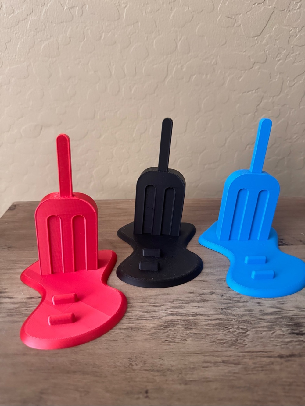 3D Printed Colorful Melting Popsicle Phone Stand Choose ONE NEW - Picture 3 of 3